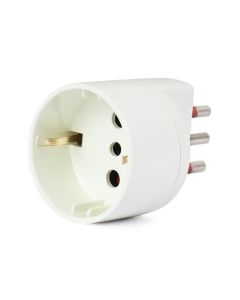 Ficha adaptador schuko Contactum