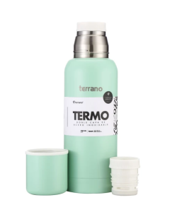 Termo slim 750ml Terrano verde agua