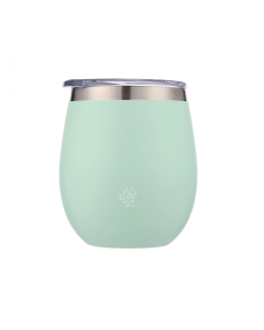Mate acero Terrano con tapa verde agua