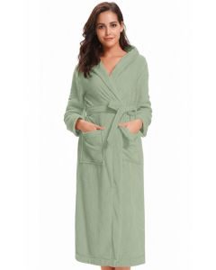 Bata microfibra flannel home class T.G verde