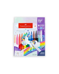 Marcador faber castell set x 10 + 3 magic fun