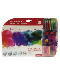 Block gigante para colorear davinci kids