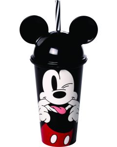 Vaso plastico shake 500ml Mickey surtido