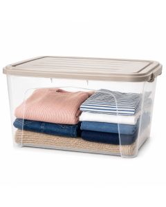 Caja XL con tapa beige