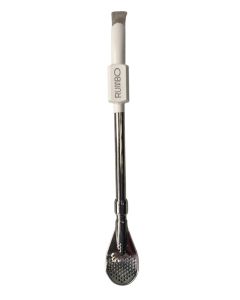 Bombilla Rumbo acero con disipador blanco