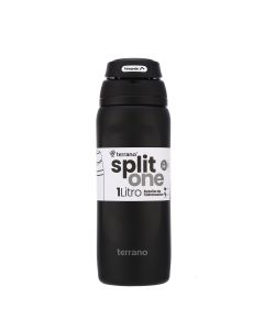 Botella Split One negra pop up 1lt