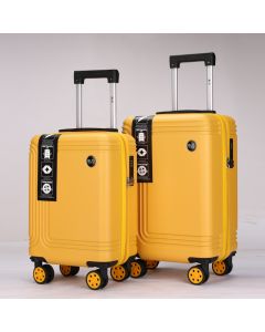 Set de valijaa BLC amarillo tama&ntilde;os 18 y 20 pul