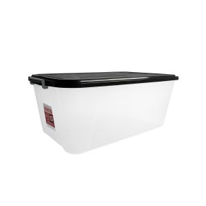 Caja organizadora 20lt tapa negra