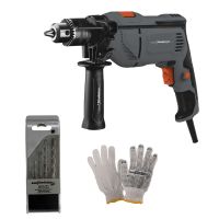 Combo taladro + guantes + mechas Gladiator