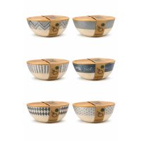 Ensaladera de bamboo con tapa