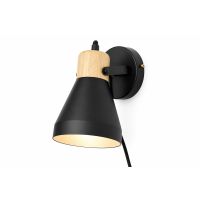 Aplique para pared Varsovia negro