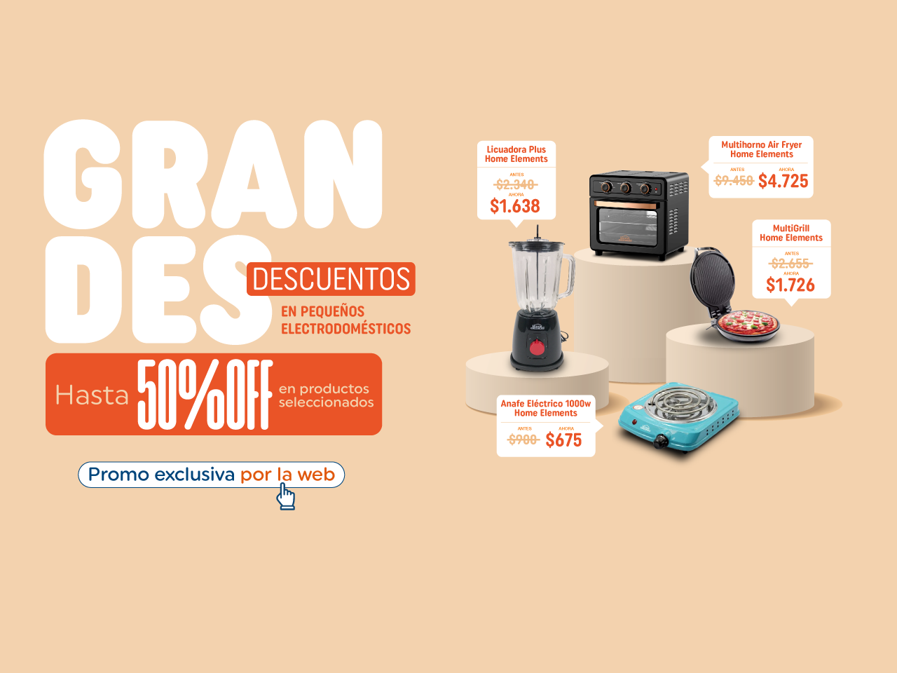 Promo pequeños electrodomésticos